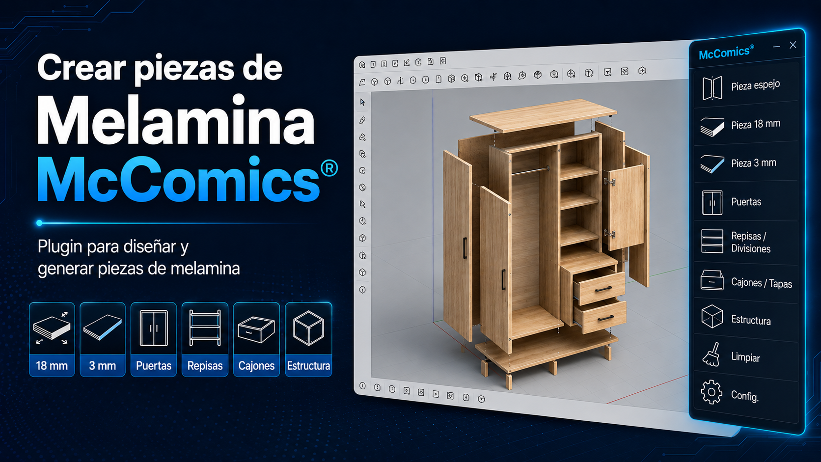 Diseñador Basico de Muebles Parametricos